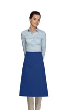 DayStar Royal Blue Deluxe 3/4 Bistro Apron (1 Pocket)