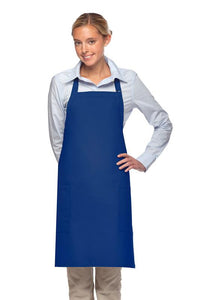 DayStar Royal Blue Deluxe Bib Adjustable Apron (2 Patch Pockets)