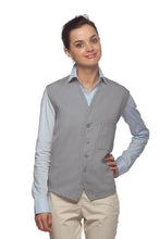 DayStar Silver 4-Button Unisex Vest with 1 Pocket