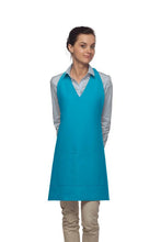 DayStar Turquoise Deluxe V-Neck Adjustable Tuxedo Apron (2 Pockets)