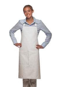 DayStar White Deluxe Butcher Adjustable Apron (1 Pocket)