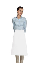 DayStar White Deluxe 3/4 Bistro Apron (1 Pocket)
