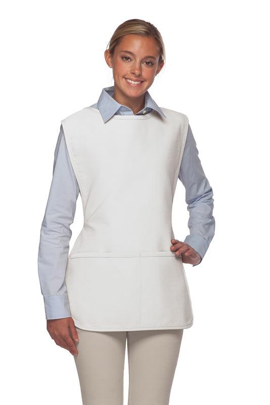 DayStar White / Small Deluxe Cobbler Apron (2 Pockets)