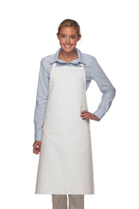 DayStar White Deluxe XL Butcher Adjustable Apron (No Pockets)