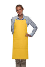 DayStar Yellow Deluxe Butcher Adjustable Apron (2 Pockets)