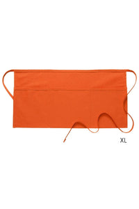 Cardi / DayStar Orange Deluxe XL Waist Apron (3 Pockets)
