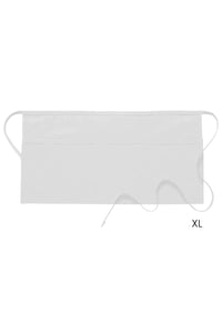 Cardi / DayStar White Deluxe XL Waist Apron (3 Pockets)