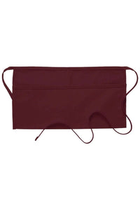 Cardi / DayStar Maroon Deluxe Waist Apron (2 Pockets)