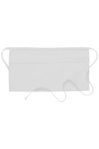 Cardi / DayStar White Deluxe Waist Apron (2 Pockets)