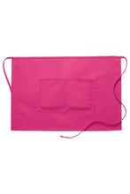 Cardi / DayStar Hot Pink Half Bistro Apron (2 Pockets)