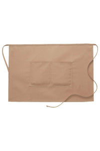 Cardi / DayStar Khaki Half Bistro Apron (2 Pockets)
