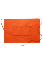 Cardi / DayStar Orange Half Bistro Apron (2 Pockets)