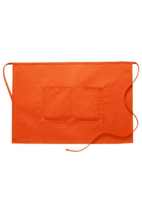 Cardi / DayStar Orange Half Bistro Apron (2 Pockets)