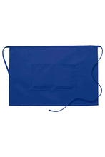Cardi / DayStar Royal Blue Half Bistro Apron (2 Pockets)