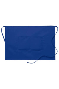 Cardi / DayStar Royal Blue Half Bistro Apron (2 Pockets)
