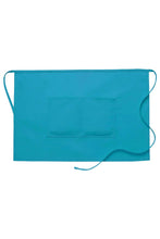 Cardi / DayStar Turquoise Half Bistro Apron (2 Pockets)