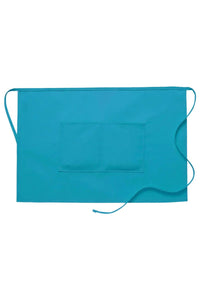 Cardi / DayStar Turquoise Half Bistro Apron (2 Pockets)
