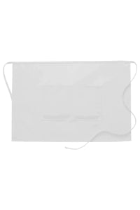 Cardi / DayStar White Half Bistro Apron (2 Pockets)