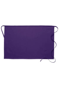 Cardi / DayStar Purple Half Bistro Apron (No Pockets)