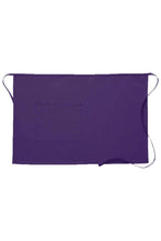 Cardi / DayStar Purple Half Bistro Apron (1 Pocket)