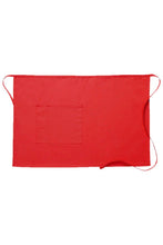 Cardi / DayStar Red Half Bistro Apron (1 Pocket)