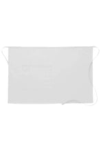 Cardi / DayStar White Half Bistro Apron (1 Pocket)