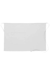 Cardi / DayStar White Half Bistro Apron (1 Pocket)