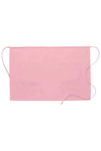 Cardi / DayStar Pink Half Bistro Apron (2 Patch Pockets)
