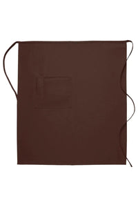 Cardi / DayStar Brown Full Bistro Apron (1 Pocket)