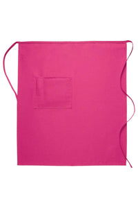Cardi / DayStar Hot Pink Full Bistro Apron (1 Pocket)