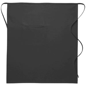 Cardi / DayStar Charcoal Full Bistro Apron (1 Inset Pocket)