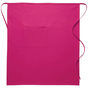 Cardi / DayStar Hot Pink Full Bistro Apron (1 Inset Pocket)