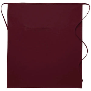 Cardi / DayStar Maroon Full Bistro Apron (1 Inset Pocket)