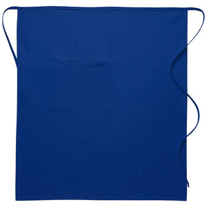 Cardi / DayStar Royal Blue Full Bistro Apron (1 Inset Pocket)