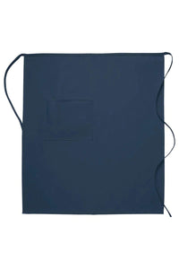 Cardi / DayStar Navy Full Bistro Apron (1 Pocket)