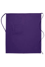 Cardi / DayStar Purple Full Bistro Apron (1 Pocket)