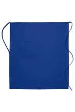 Cardi / DayStar Royal Blue Full Bistro Apron (1 Pocket)