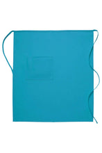 Cardi / DayStar Turquoise Full Bistro Apron (1 Pocket)