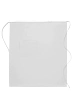 Cardi / DayStar White Full Bistro Apron (1 Pocket)