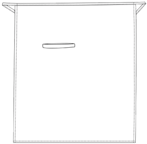 Cardi / DayStar Full Bistro Apron (1 Inset Pocket)