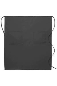 Cardi / DayStar Charcoal Full Bistro Apron (2 Pockets)