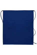 Cardi / DayStar Cobalt Full Bistro Apron (2 Pockets)
