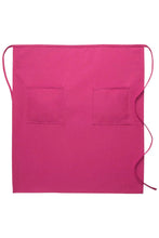 Cardi / DayStar Hot Pink Full Bistro Apron (2 Pockets)