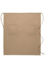Cardi / DayStar Khaki Full Bistro Apron (2 Pockets)