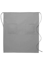 Cardi / DayStar Silver Full Bistro Apron (2 Pockets)