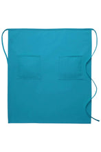 Cardi / DayStar Turquoise Full Bistro Apron (2 Pockets)