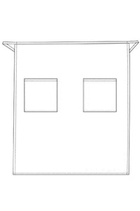 Cardi / DayStar Full Bistro Apron (2 Pockets)