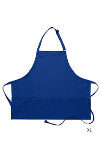 Cardi / DayStar Royal Blue Deluxe Bib XL Adjustable Apron (3 Pockets)