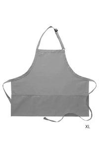 Cardi / DayStar Silver Deluxe Bib XL Adjustable Apron (3 Pockets)