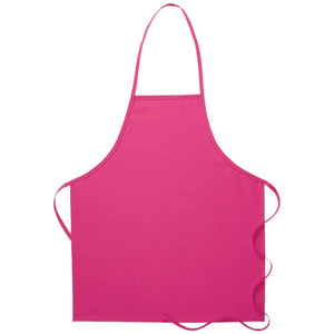 Cardi / DayStar Hot Pink Deluxe Bib Apron (No Pocket)